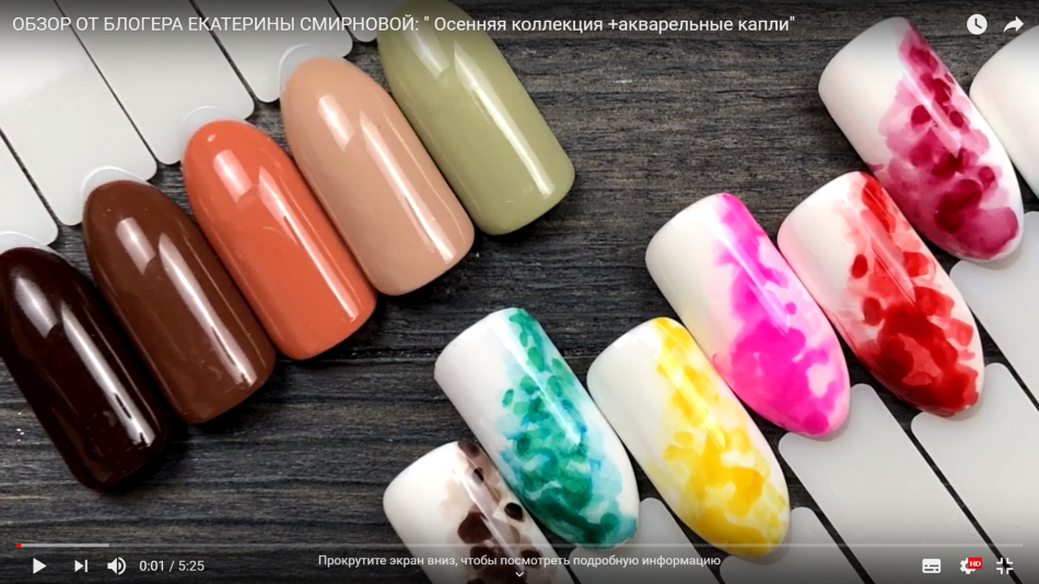 Осенняя коллекция +акварельные капли - Обзор от блогера Екатерины Смирновой