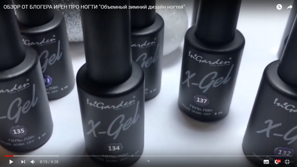 Объемный зимний дизайн ногтей - Обзор от блогера Ирен про Ногти