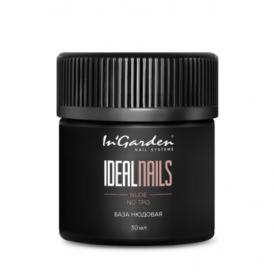 База нюдовая каучуковая камуфлирующая без TPO серии IDEALNAILS, 30 мл